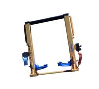 harayaa Pont élévateur Miniature à Double Colonne, échelle 1/64, Réaliste, pour Atelier de Réparation Automobile Ou Atelier pour Enfants, Deluxe Jaune