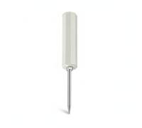 harayaa Porte-Canne à Pêche Support Canne Piquet Terre Tige Pêcheur en PVC Léger avec Insert Fileté et Pointe Acier pour Simple et Robuste Adapté au Plage Berges Camping , Blanc Lumineux