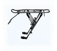 harayaa Porte-vélo Arrière en Aluminium pour Vélo Support Bagages Ajustable Résistance à la Déformation Installation Rapide Adapté aux Trajets Quotidiens Randonnée, Outil Universel W-ref