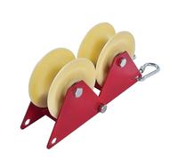 harayaa Poulie rétractable à Corde, rainure de Roue, libération de Corde, Corde de sécurité, poulie Manuelle pour Le Rappel, Poulie de 55 mm
