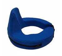 harayaa Protège-Cou pour Enfants Ergonomique Coussin Absorption Choc Fermeture Ajustable Compact Convient à Conduite Récréative Entraînement Sportif Sécurité Familiale , Bleu , Adulte 14CM