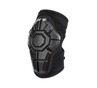 harayaa Protège-enfant Genouillère Coudière Coussinet Garde Coque Dure Doublure Douce en Silicone et Tissu Tricoté Coupe Ajustée Enveloppante Adapté au, Noir, S 20-40 Livres