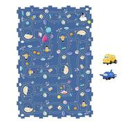 harayaa Puzzle de Circuit de Ville pour Enfants, Jouet de Course, Puzzle, Ensemble de Circuits pour Filles et Enfants D'âge Préscolaire, Modèle spatial 24 pièces
