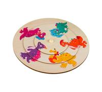 harayaa Puzzle En Bois avec Animaux, Jouets éducatifs pour Enfants âgés de 3 à 5 Ans, Dinosaure