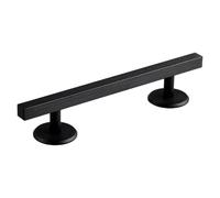 harayaa Rampe de Fingerboard En Métal Massif de Qualité Supérieure, Accessoire D'entraînement Idéal pour Les Parcs et Les Mini-skateboards, Carré Noir