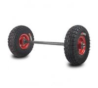 harayaa Re Pneumatique 10 Assemblage Compl Re Trolley 10 Antidérapant pr Remorquage, 50CM, 10IN Pneu-2.5cm Axle