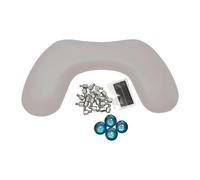 harayaa Repose-bras en forme de U pour manucure, repose-bras professionnel Portable, coussin détachable, pour Salons de manucure, technologie personnelle des, Couleur Café Au Lait