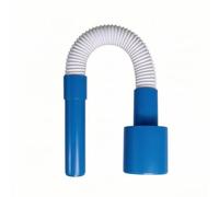 harayaa Réservoir Mural Citerne d'Essai Conduit d'Essai Tube Manchon en Polypropylène Courbe avec Zone Annelée Raccord Fiable 44mm à 90mm Protège Orifices