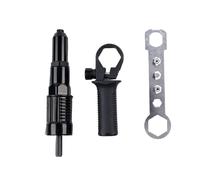 harayaa Riveteuse Écrou Adaptateur Perceuse Convertisseur Rivet Outil Manuel Aluminium Alliage Composants Résistants Contrôle Précis Adapté aux Tôles Maintenance Aménagement Maison Hobby