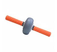 harayaa Roue Abdominale Rouleau Fitness Roulette, Roulette Abdominale Grise A, Petite Roue Simple De 12,5 Cm Avec Poignée Allongée Orange