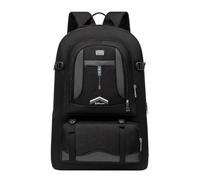 harayaa Sac à 'Extérieur Grand Volume en Nylon et Oxford avec Organisation Interne et Renforts Résistants Adapté pour le Cyclisme le Sport les Sorties Forêt, Noir, Noir