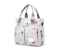 harayaa Sac à Langer Sac Besace Organisé Ouverture Zippée Poches Extérieures Compartiment Latéral Textile Oxford Polyester Nylon Fixation Poussette Adapté aux, style to 12