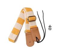 harayaa Sangle de Ukulélé élargie de 4 Cm pour Ukulélé, Ukulélés Ténor, Ukulélés de Concert, Accessoires pour Instrument de Musique, JAUNE
