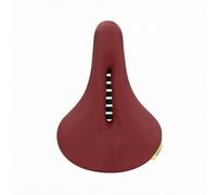 harayaa Selle de Vélo Selle Bicyclette Siège Vélo Coussin Vélo Rembourré avec Ouverture Longitudinale Texture Adhérente Maintien Stable Structure PU et Mousse, Rouge, 26 18 6cm