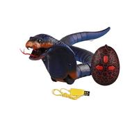 harayaa Serpent Effrayant, Jouet télécommandé, Simulation de Serpent Infrarouge, Faux Serpent réaliste RC, Jouet pour Cadeaux d'anniversaire, Bleu