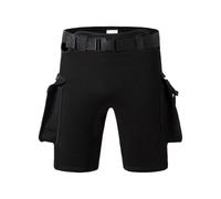 harayaa Short de Plongée, Short de Combinaison étanche, Pantalon Submersible en Néoprène Résistant à l'usure, Ceinture Ajustable, Imperméable, Poc, 4XL