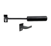 harayaa Squat Rack Rouleau Jambe Rouleau Squat Unilatéral Barre Abdominaux Support Pied Appareil Exercice Jambe en Acier avec Mousse Fixation Stable Adapté à, pour Trou de 26 Mm