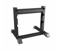 harayaa Stand Appareil de Bulgare Banc de Squat Support de Jambe Support de Pied Arrière Réglable Structure en Acier et Mousse, Support De Fente Modèle À Tube Carré