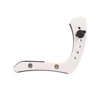 harayaa Support de Guitare électrique avec Repose-cuisses, Accessoire Ergonomique, Léger, Réglable, pour Concerts et Performances Live, Blanc