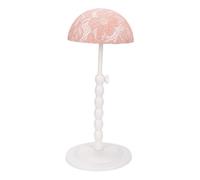 harayaa Support de Tête Réglable En Hauteur, Présentoir de pour Chapeaux, Support de Rangement pour Tous Les Centres Commerciaux de Formation de Coiffe, Rose