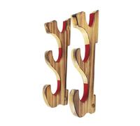 harayaa Support Mural Compact et Décoratif, Facile à Installer, Crochet pour épée, Flûte de Samouraï, Tanto Ou Autre Objet Artisanal, 3 Couches rembourrées