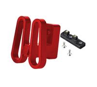 harayaa Support Porte-Bagages Avant Vélo Adaptateur Aluminium Alliage Bracket Montage Rapide Complète Set Convient pour Cyclistes de Loisirs Sports Extérieurs, Rouge