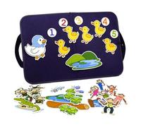 harayaa Tableau D'activités En Feutrine, Tableau D'histoires pour La Maternelle, Tableau D'apprentissage En Flanelle, Matériel D'éducation Sen, canard
