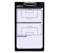 harayaa Tableau D'entraînement, Bloc-Notes Stratégique, Bloc-Notes pour Entraîneurs, Kit D'arbitre Effaçable avec Stylo pour La Stratégie, Football sur pelouse