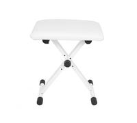 harayaa Tabouret Réglable Pliant Siège Clavier Banc Musique Chaise Instrument Rembourrage en Éponge sous Revêtement Cuir pour Soutien Structure Croisée avec