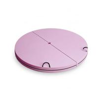 harayaa Tapis de Danse pour Barre Pole Tapis d'Atterrissage Matelas d'Entraînement Coussin de Protection Structure Pliable Portable Mousse Dense Qui Absorbe, Rose, 120 120 5 Cm