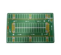 harayaa Tapis de Parking à L'échelle 1:64, Tapis D'exposition pour Maquette de Voiture, Simulation de Garage de Parking, Tapis En Caoutchouc Enroulabl, Vert