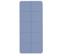 harayaa Tapis de Sport Pliable Tapis d'Exercice Tapis de Matelas de Gym Tapis de Sol en TPE Confortable et Sécurisant Structure Pliante pour Économiser, Bleu, 183x80cm