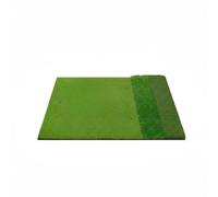 harayaa Tapis d'Entraînement Golf Tapis de Swing Tapis de Frappe Tapis d'exercice en Gazon Synthétique Épais avec Support EVA Sensation de et Reprise Rapide, 120 150cm, Trois+Herbes