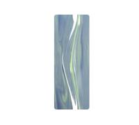 harayaa Tapis d'Exercice en Caoutchouc Multifonction Matelassé Surface de Maintien pour Postures Stables Finition Propre avec Bords Arrondis Adapté au Pilates Entraînements Quotidiens, Bleu Céleste