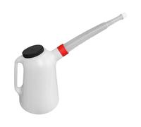 harayaa Tasse à Mesurer l'huile avec Couvercle et Bec Long, Distributeur D'huile Automobile pour, 2l 15cmx15cm