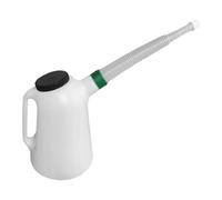 harayaa Tasse à Mesurer l'huile avec Couvercle et Bec Long, Distributeur D'huile Automobile pour, 5l 30cmx19cm