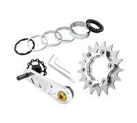harayaa Tendeur de Cassette Simple pour Vélo, Argent 17T