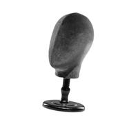 harayaa Tête de Mannequin, modèle de rangement de chapeau, postiche multi-usage, présentoir de chapeau, présentoir de perruque pour chapeaux de maison, Noir