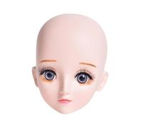 harayaa Tête de mannequin pour cils Outil de formation pour extensions de cils Professionnel Multifonction Apprentissage des cils Débutant Pratique