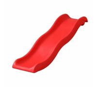 harayaa Toboggan Zone D'aerrisge Large en HDPE Glissière D'intérieur Rails Latéraux Compact Équipement Jeu pr Bébés -Pits, lon, Rouge