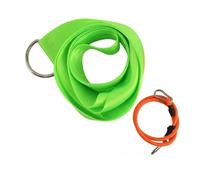 harayaa Training Exerciser Ceinture de Rotation Bande de Résistance Sangle de Taille Accessoire d'Entraînement Latex et Nylon Durables Correction du Mémoire, Vert Fluo