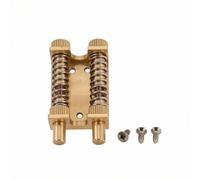 harayaa Tremolo Bridge en Cuivre pour Guitare Chevalet Vibrato avec Plaque Solide Deux Bobines et Montants Cylindriques Améliore la Tenue Adapté aux Musiciens Concerts Studio