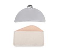 harayaa Triangle Gua Sha Board en Acier Inoxydable Anti-âge Relaxation Musculaire Revitalisation Cutanée Absorption Optimale s Produits avec Étui en, style to 3