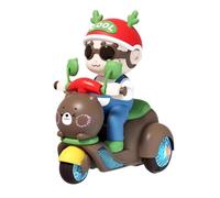 harayaa Tricycle électrique mignon pour garçons, jouet de dessin animé, moto de, motos éducatives, Mode Batterie