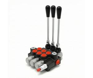 harayaa Vanne de Contrôle Hydraulique Manuel Directionnel Distributeur Levier Bloc Commandes Ergonomiques Réactives pour Contrôle des Conduites Atelier Équipement Agricole Réparation Entretien, P40-3