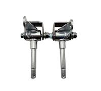harayaa Vehicle Steering Bearing Roulement Direction Kart Assemblage Joint Avant Colonne Moyeu Support Soudé Base et Arbre, M15, Axe De Fusée D Essieu + Support Fixe, Paire, Modèle À Angle Droit