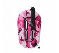 harayaa Wing de Flottabilité Plongée Vessie Dorsale pour Plongée Gilet de Stabilisation Aile Arrière Composant Compensateur Construction Nylon Cordura TPU, Camouflage Rose