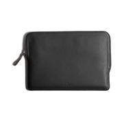 Harber London - Étui Fin en Cuir pour Ordinateur Portable S7 | Compatible avec Macbook Air 13" (2018 / M1-2020) | Noir | Fabriqué à la Main avec des matériaux certifiés durables et écologiques