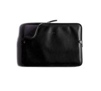 Harber London - Étui pour Ordinateur Portable en Cuir | Compatible avec Macbook Pro 13" (M2-2022) | Noir | Fabriqué à la Main avec des matériaux certifiés durables et écologiques