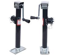 HarBin-Star 2 x Support de levage de 2 000 lbs Support de levage réglable en hauteur 45,5-71 cm, cric de levage avec goupille de retenue et cales en caoutchouc (2)